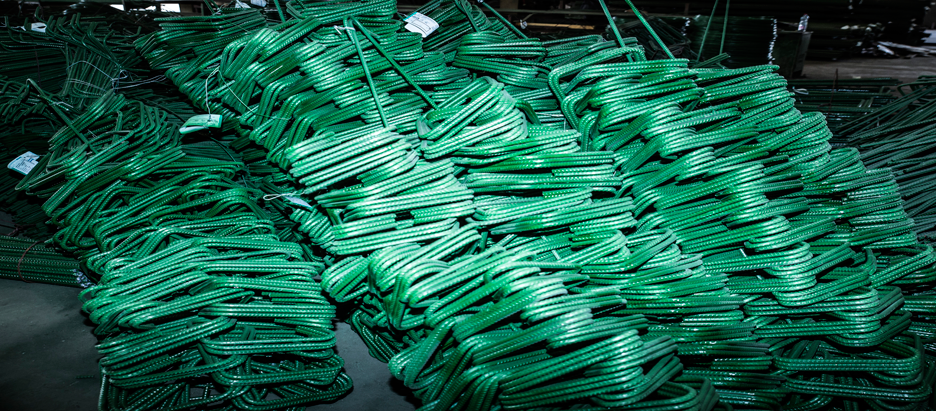 Epoxy-Coated Cut & Bend Steel